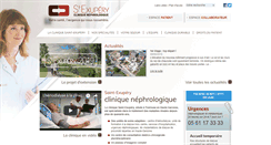 Desktop Screenshot of clinique-saint-exupery.com